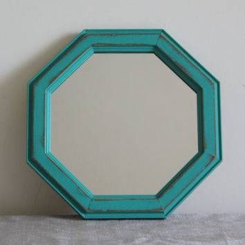 Shop Rustic Wall Mirrors On Wanelo Intended For Octagon Wall Mirrors (Photo 12 of 15)