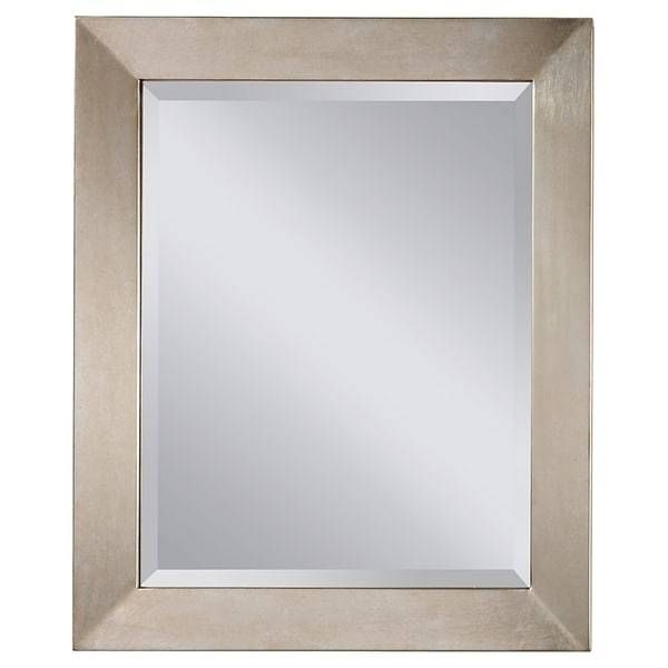 Silver Leaf Wall Mirror – Free Shipping Today – Overstock For Silver Leaf Wall Mirrors (View 11 of 15)