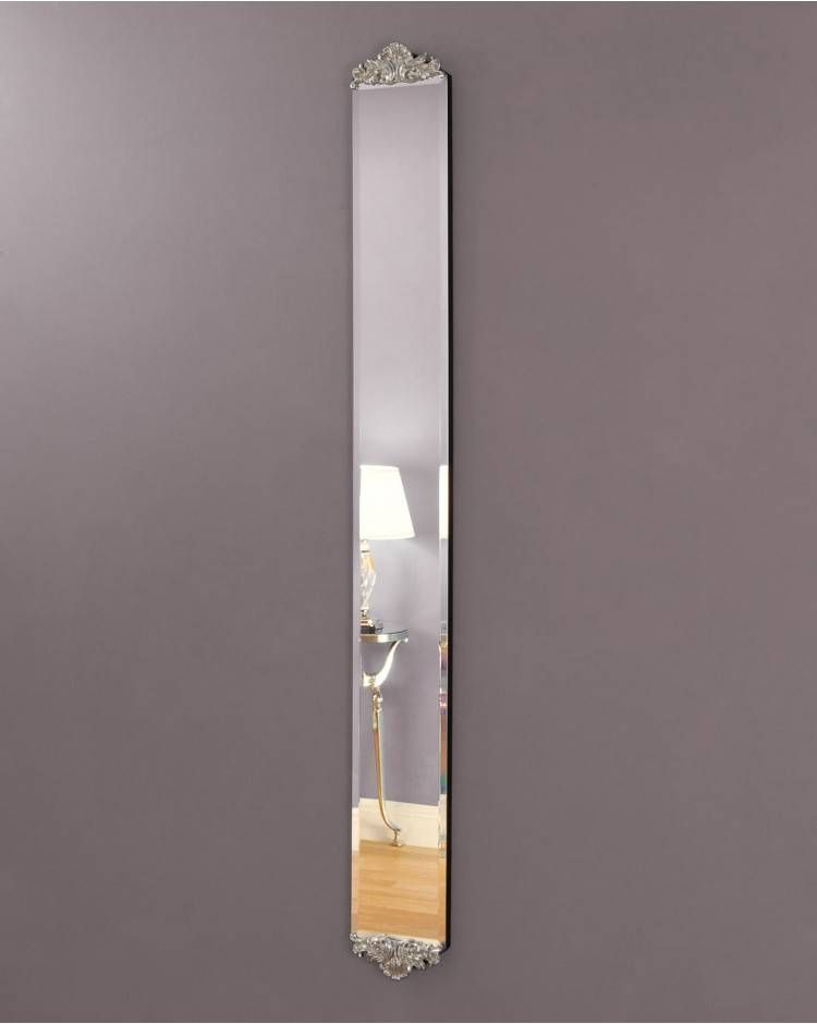 Slim Frameless Venetian Wall Mirror With Regard To Narrow Wall Mirrors (View 15 of 15)