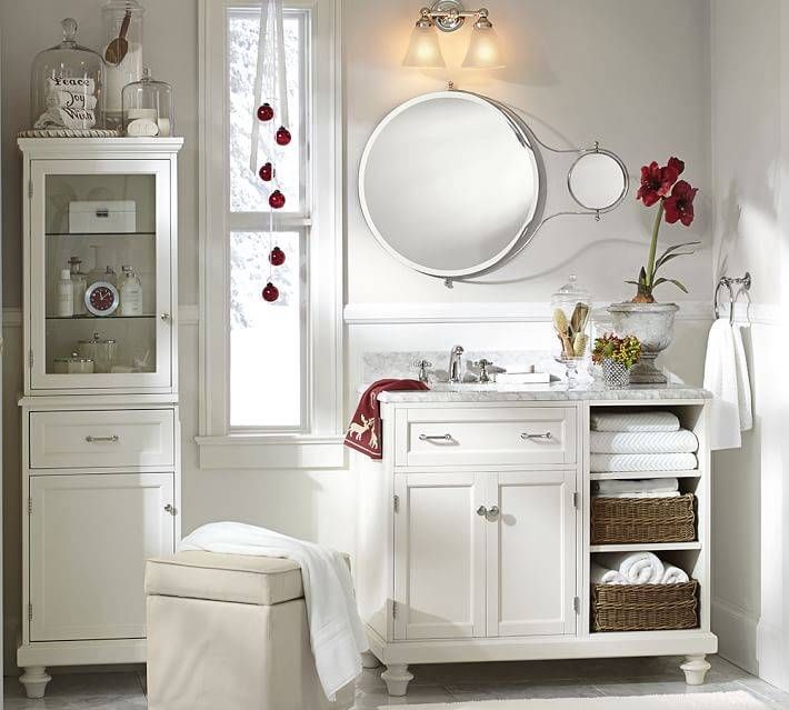 Solar Pivot Mirror With Magnification Extension | Pottery Barn With Regard To Bathroom Extension Mirrors (View 6 of 15)