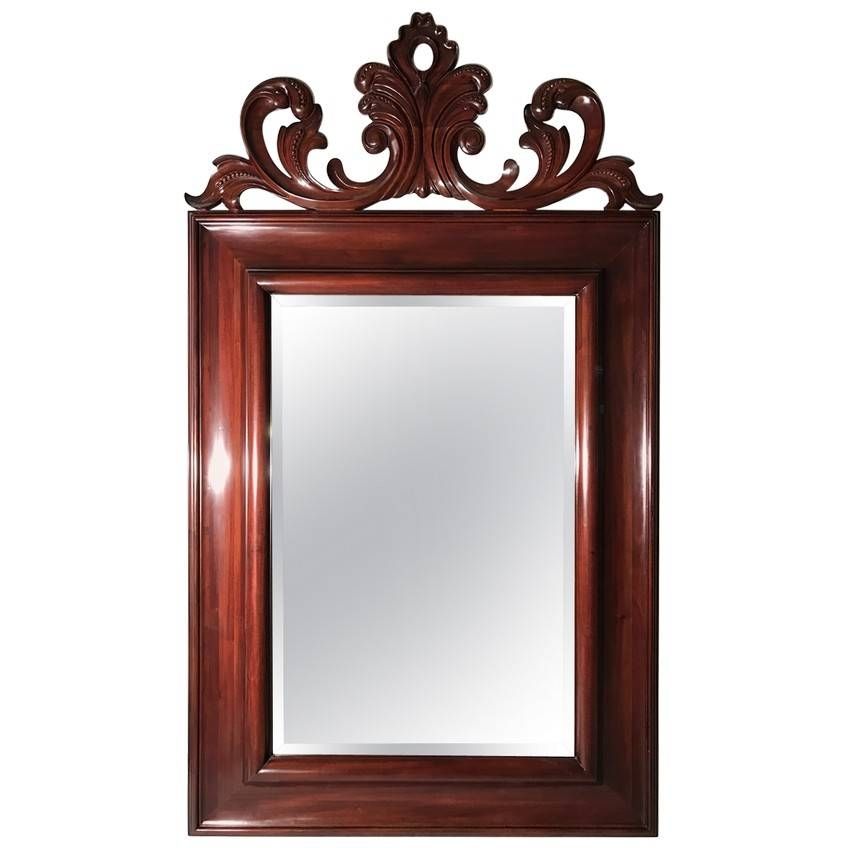 Spruce Up Your Interiors With Incredible Mahogany Mirrors Pertaining To Mahogany Wall Mirrors (Photo 5 of 15)