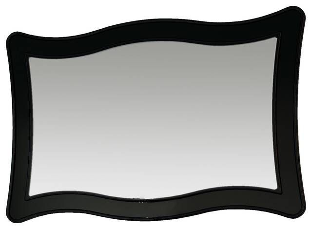 Stunning Wall Mirror Black Black Wall Mirror Interior4you | Home For Modern Black Wall Mirrors (View 6 of 15)