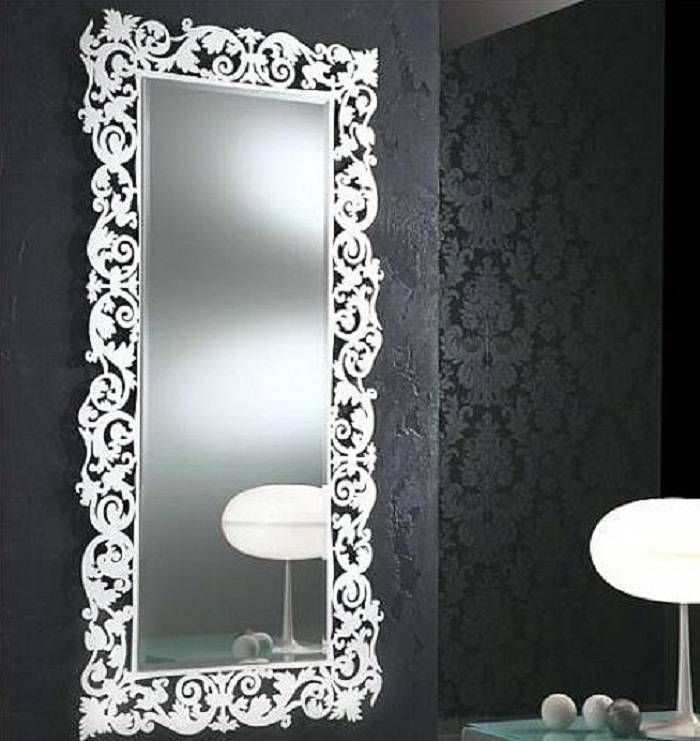 Stylish Idea Decorative Bathroom Wall Mirrors Large Mirror Tags Pertaining To Decorative Bathroom Wall Mirrors (Photo 11 of 15)