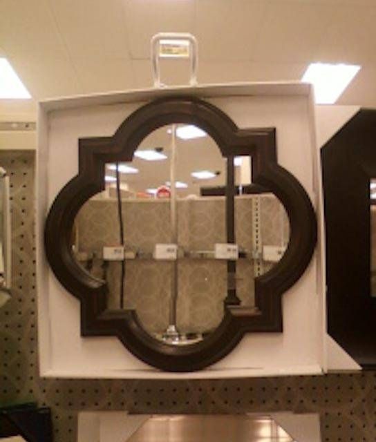Sunburst And Quatrefoil Mirrors At Target – The Thrifty Abode For Quatrefoil Wall Mirrors (View 12 of 15)