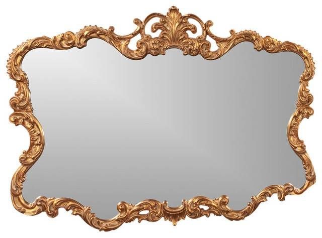 Talida Gold Mirror – Victorian – Wall Mirrors  Lady Builder Shops With Talida Wall Mirrors (Photo 2 of 15)