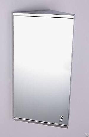 Wall Hang Bathroom Funiture Stainless Steel Storage Mirror Cabinet In Stainless Steel Wall Mirrors (View 8 of 15)