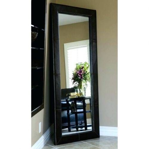 Wall Mirrors ~ Amazing Rustic Wood Framed Wall Mirrors Full Image With Cherry Wall Mirrors (Photo 11 of 15)