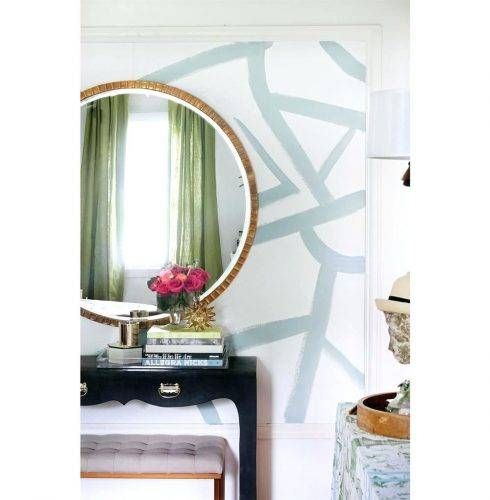 Wall Mirrors ~ Antique Mirror Rosette Wall Mirror Rosette Wall Intended For Rosette Wall Mirrors (Photo 11 of 15)