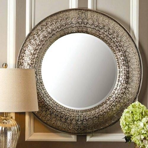 Wall Mirrors ~ Circle Mirrors Wall Art Large Round Wall Mirror Intended For Mini Wall Mirrors (Photo 7 of 15)