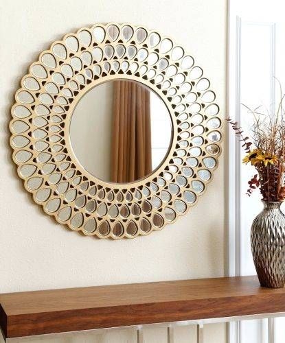 Wall Mirrors ~ Circle Wall Mirror Cheap Decorative Wall Mirror Intended For Mini Wall Mirrors (View 8 of 15)