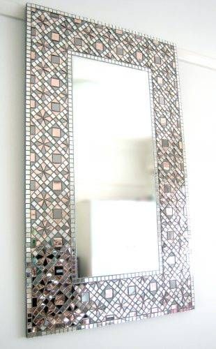 Wall Mirrors ~ Mosaic Framed Wall Mirrors Autumn Sprinkles Mosaic With Mosaic Framed Wall Mirrors (Photo 3 of 15)