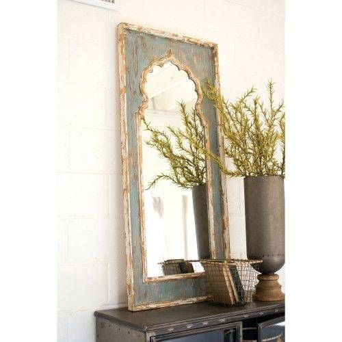 Wall Mirrors ~ Painted Wooden Mirror Whimsical Wall Mirrors Inside Whimsical Wall Mirrors (Photo 9 of 15)