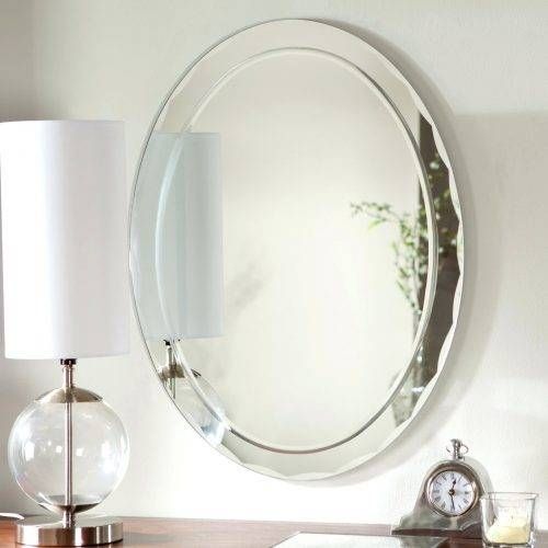 Wall Mirrors ~ Small Oval Wall Mirror Oval Bathroom Mirrors In Regarding Small Oval Wall Mirrors (Photo 7 of 15)