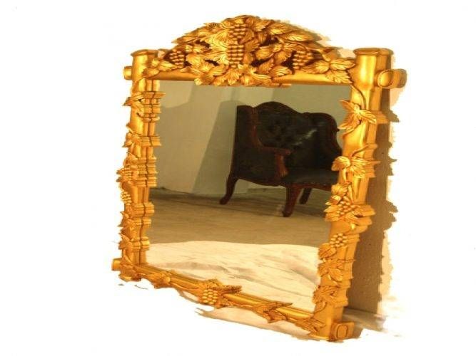 Wall Mirrors ~ Sold Antique Oriental Style Hanging Wall Mirror For Asian Style Wall Mirrors (Photo 7 of 15)