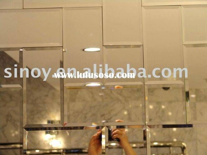 Wall Mirrors ~ Stick On Wall Mirror Tiles Mirror Wall Tiles Kl931 With Stick On Wall Mirror Tiles (Photo 5 of 15)