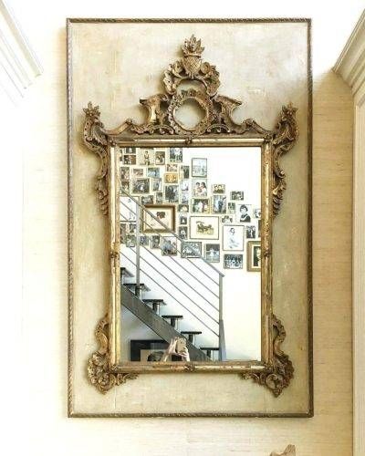 Wall Mirrors ~ Vintage Style Wall Mirror Collection Small Wall Inside Wavy Wall Mirrors (Photo 14 of 15)