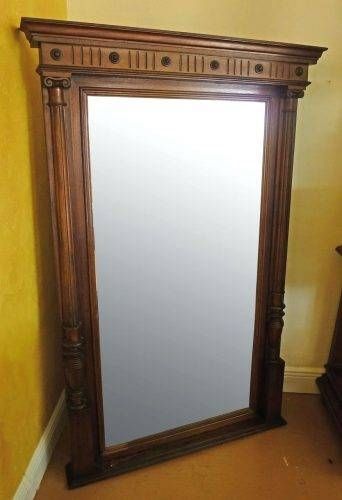 Wall Mirrors ~ Wondrous Cherry Wood Framed Wall Mirrors Small Pertaining To Cherry Wall Mirrors (Photo 4 of 15)