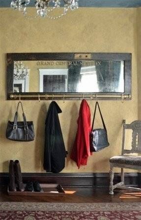 Wall Mounted Coat Rack With Mirror – Foter Regarding Coat Rack Wall Mirrors (View 9 of 15)