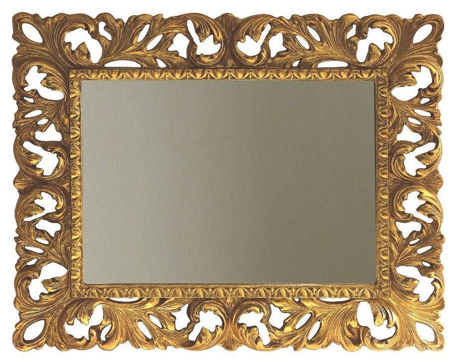 Wall Mounted Mirror / Classic / Rectangular / Golden – Mobili Di Pertaining To Classic Wall Mirrors (Photo 7 of 15)