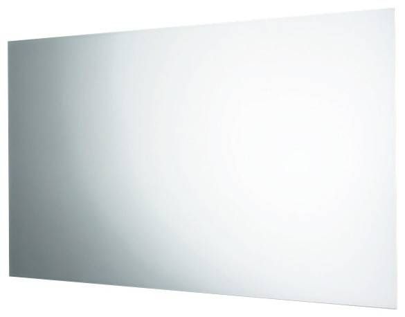 Wall Mounted Mirror With Polished Edge – Contemporary – Bathroom With Horizontal Wall Mirrors (View 11 of 15)