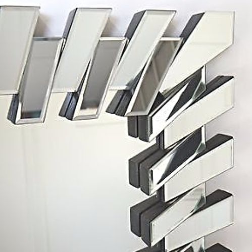 Zipper Wall Mirror In Glass Wall Mirrors (View 11 of 15)