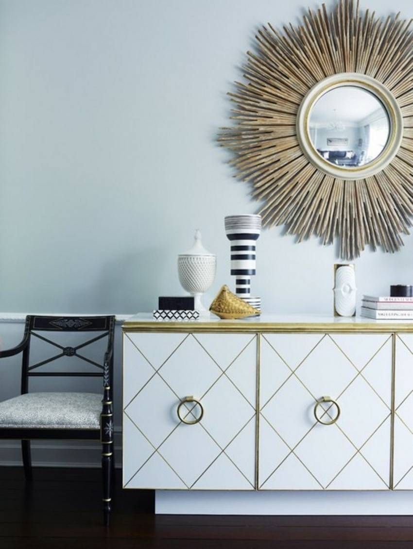 10 Perfect Ways To Combine Sideboards With Wall Mirrors Inside Most Up To Date Mirror Over Sideboards (Photo 2 of 15)