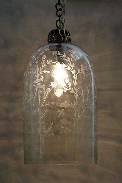 Featured Photo of 15 Best Etched Glass Pendant Lights