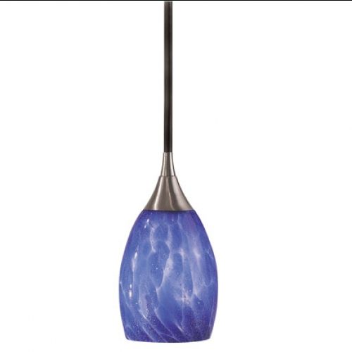 Amazing Of Blue Pendant Lights Blown Glass Pendant Light Blue Wisp With Regard To 2018 Blue Glass Pendant Lights (View 7 of 15)