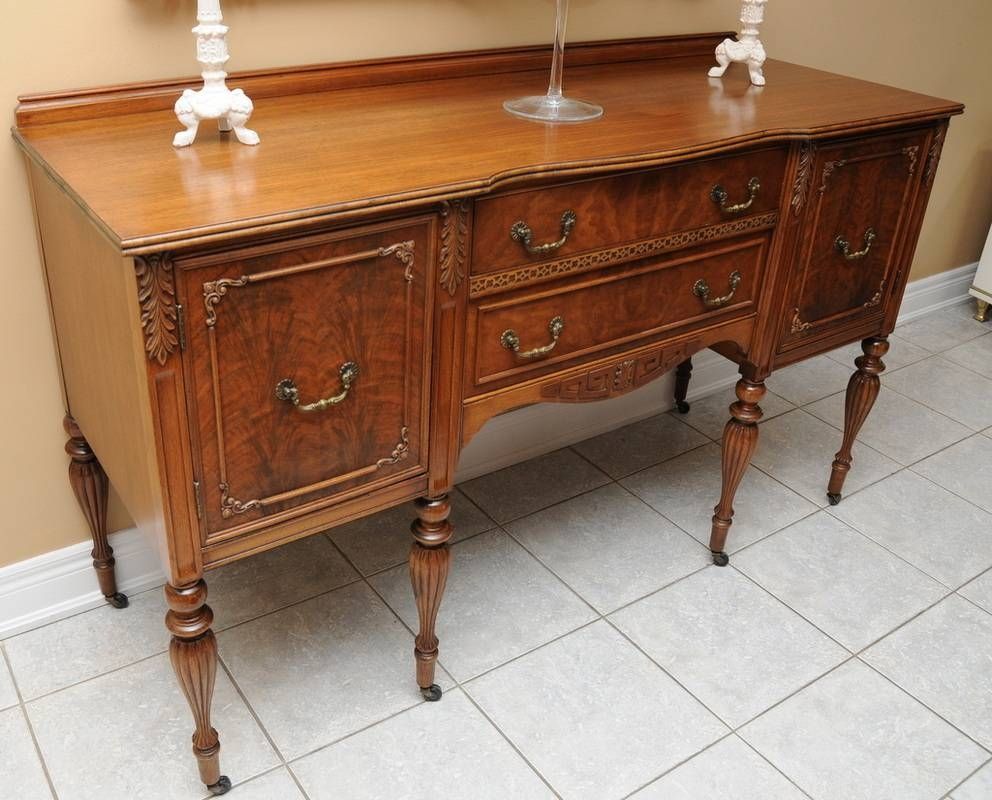 Antique Buffet Sideboard Solid Wood — New Decoration : Antique With 2018 Antique Buffet Sideboards (Photo 10 of 15)