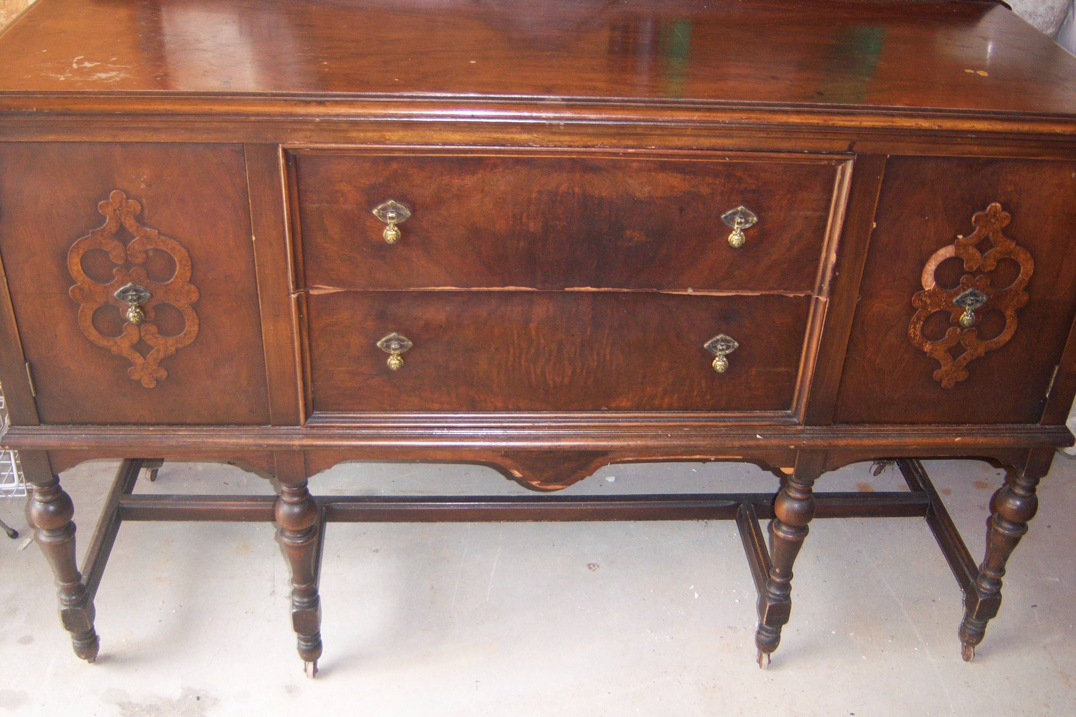 antique dining room buffet table