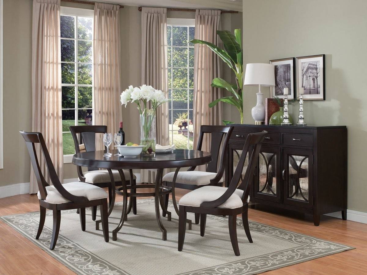 dining room table with sideboard