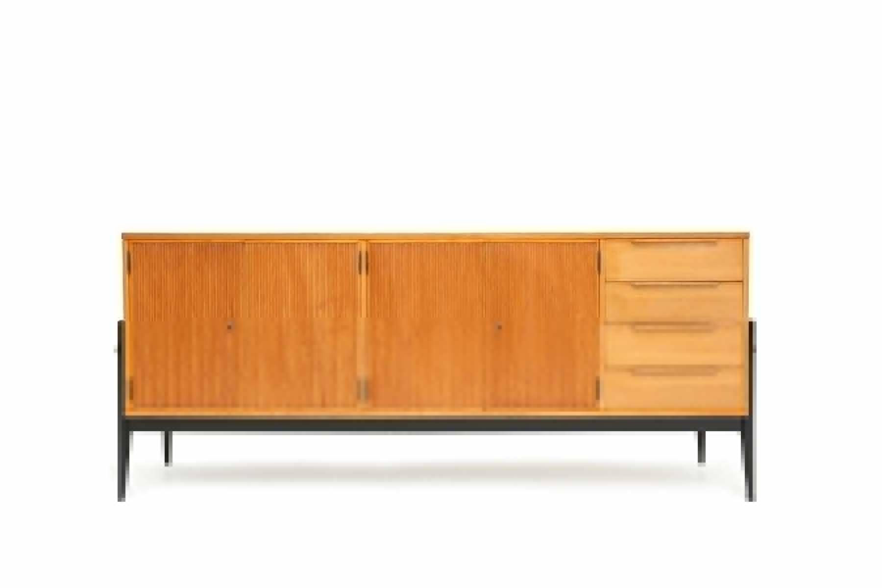 Belgian Wooden Sideboard For Sale At Pamono Regarding 2018 Wooden Sideboards (View 8 of 15)