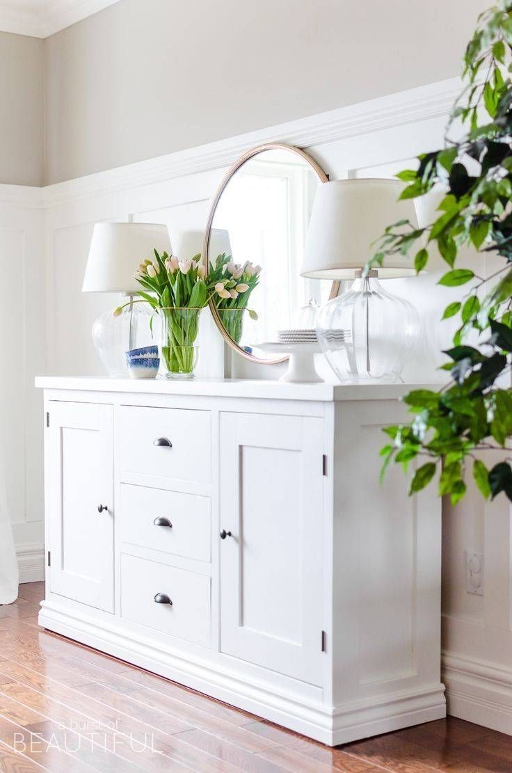 Best 25+ White Buffet Ideas On Pinterest | Dining Room Buffet With Newest Off White Sideboards (View 10 of 15)
