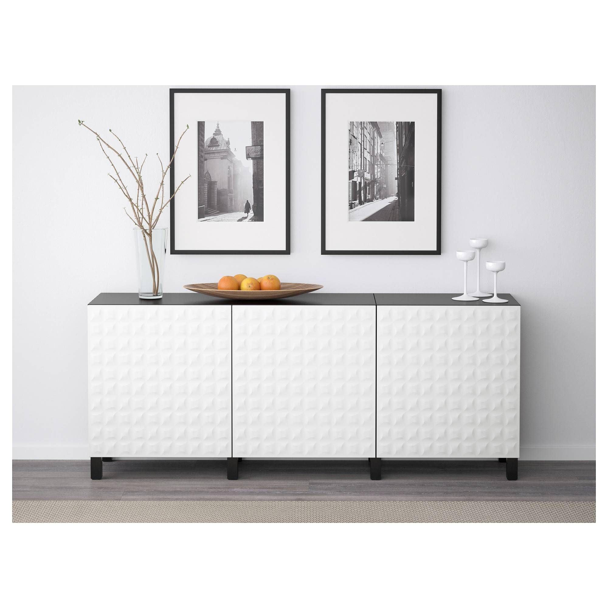 Bestå Storage Combination With Doors – White/selsviken High Gloss Within Latest Ikea Besta Sideboards (View 5 of 15)