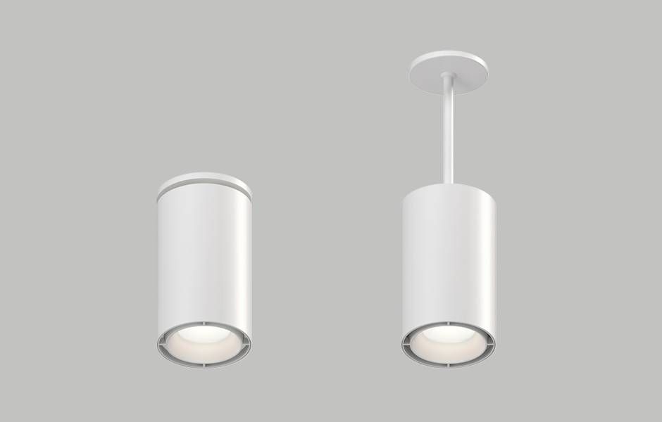 Beveled 2.1 Cylinder Downlight, Pendant Lighting | Usai With Most Recent Cylinder Pendant Lights (Photo 12 of 15)