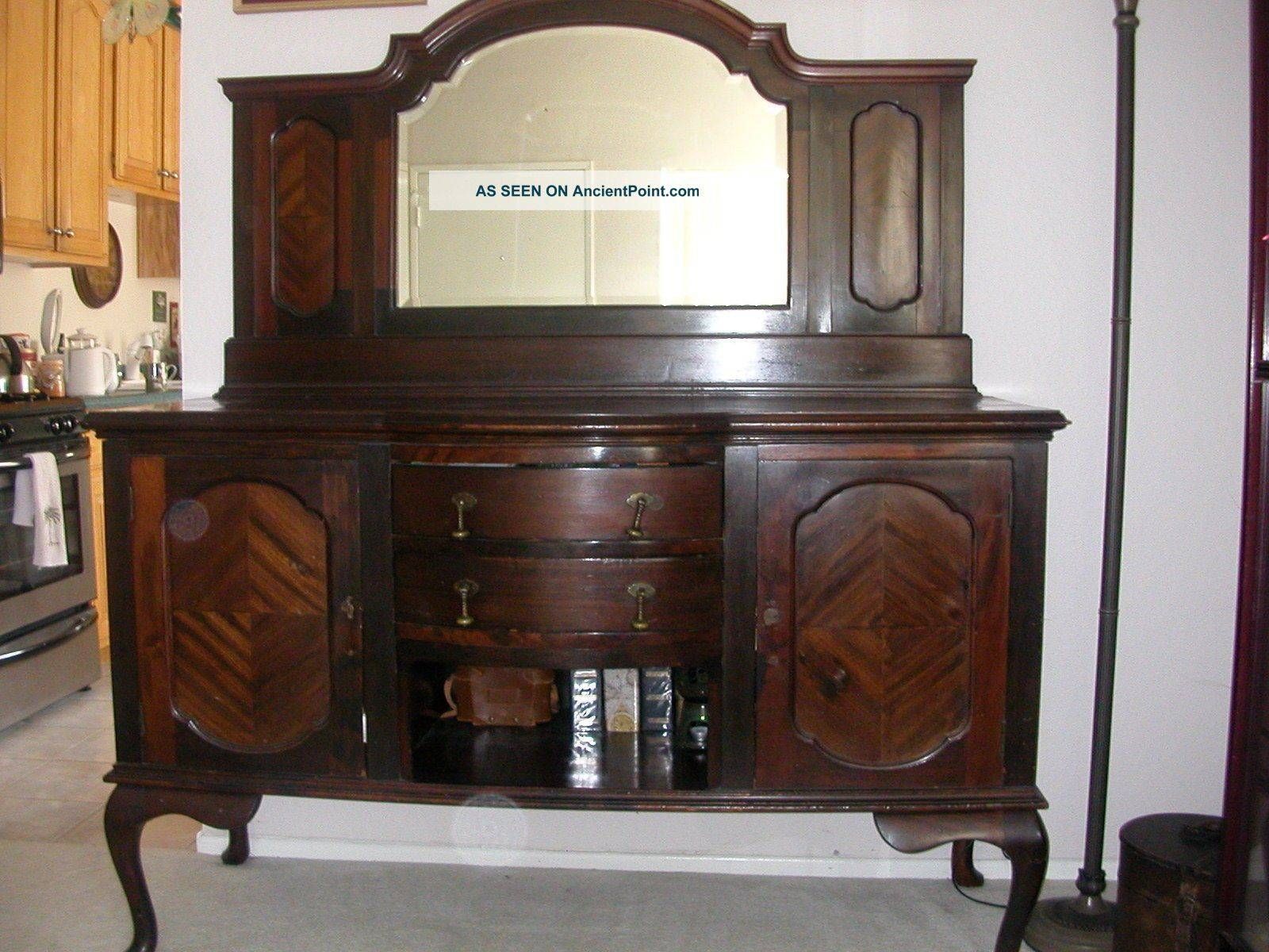 Buffet Antique Furniture – Home Design Ideas And Pictures In Current Antique Sideboards With Mirror (View 14 of 15)