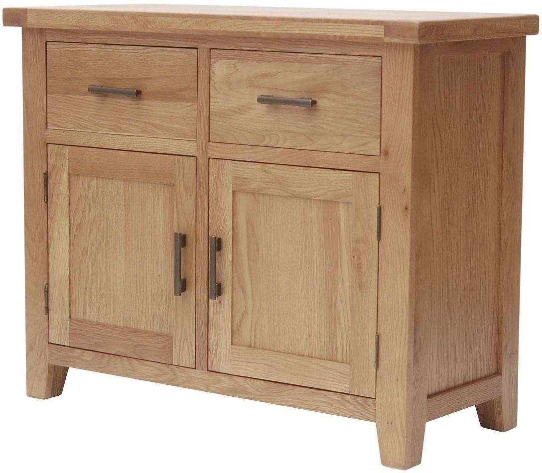 Buy Furniture Link Hampshire Oak Sideboard – Small Online – Cfs Uk Intended For Current Oak Furniture Sideboards (View 11 of 15)