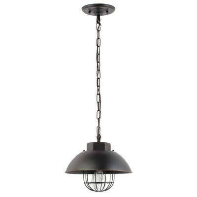 Cage – Pendant Lights – Lighting – The Home Depot With Most Current Bronze Cage Pendant Lights (Photo 1 of 15)