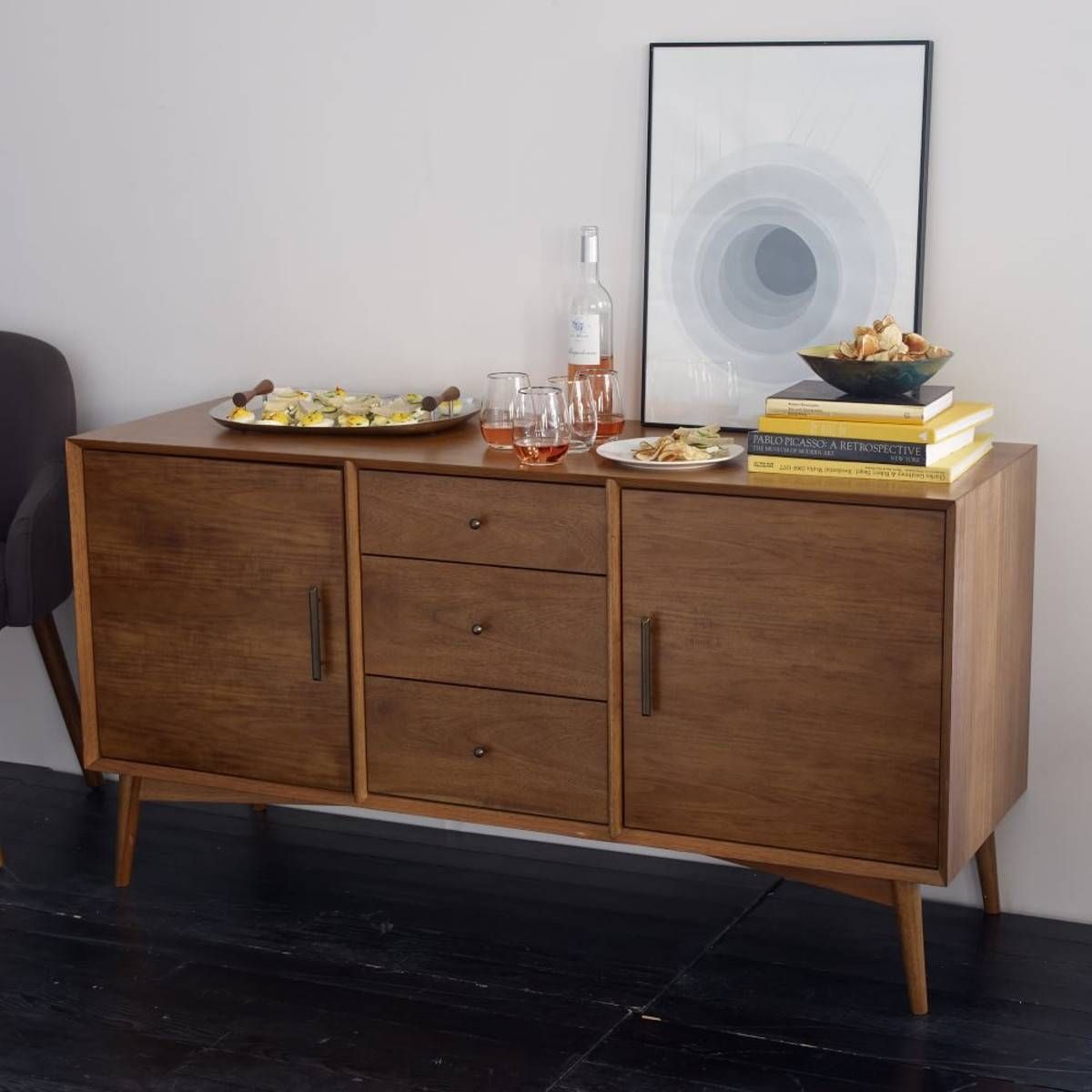 Can You Find Time With An Antique Mid Century Buffet Or Sideboard For Newest Midcentury Sideboards (Photo 8 of 15)