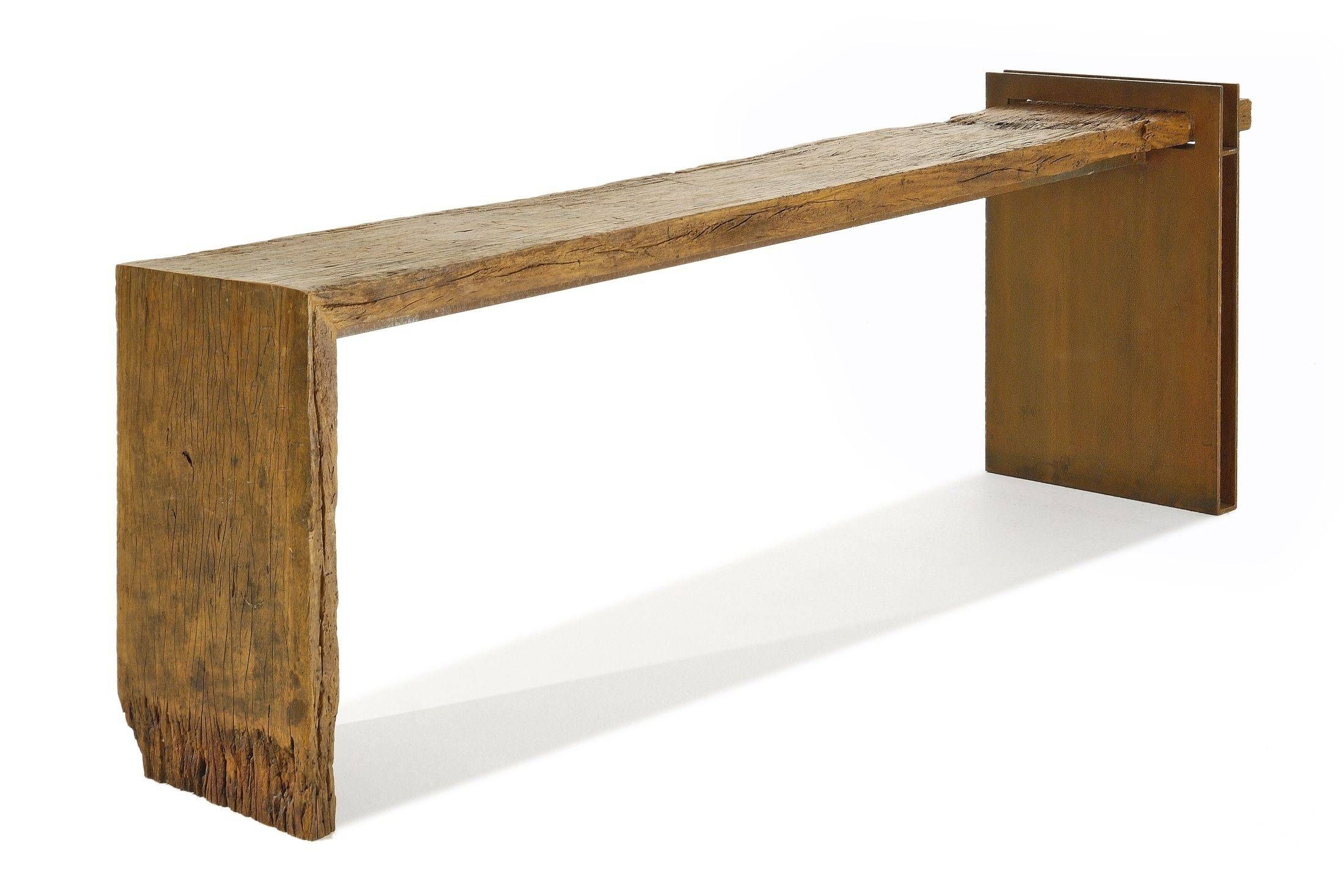 Contemporary Sideboard Table / Wooden / Rectangular / In Reclaimed Intended For Most Recently Released Wooden Sideboard Furniture (View 7 of 15)