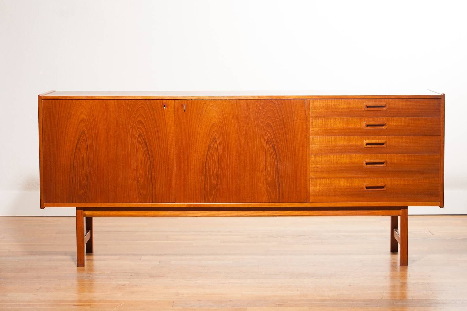 Danish Teak Sideboard From Ulferts, 1960s For Sale At Pamono For Most Popular Teak Sideboards (Photo 15 of 15)