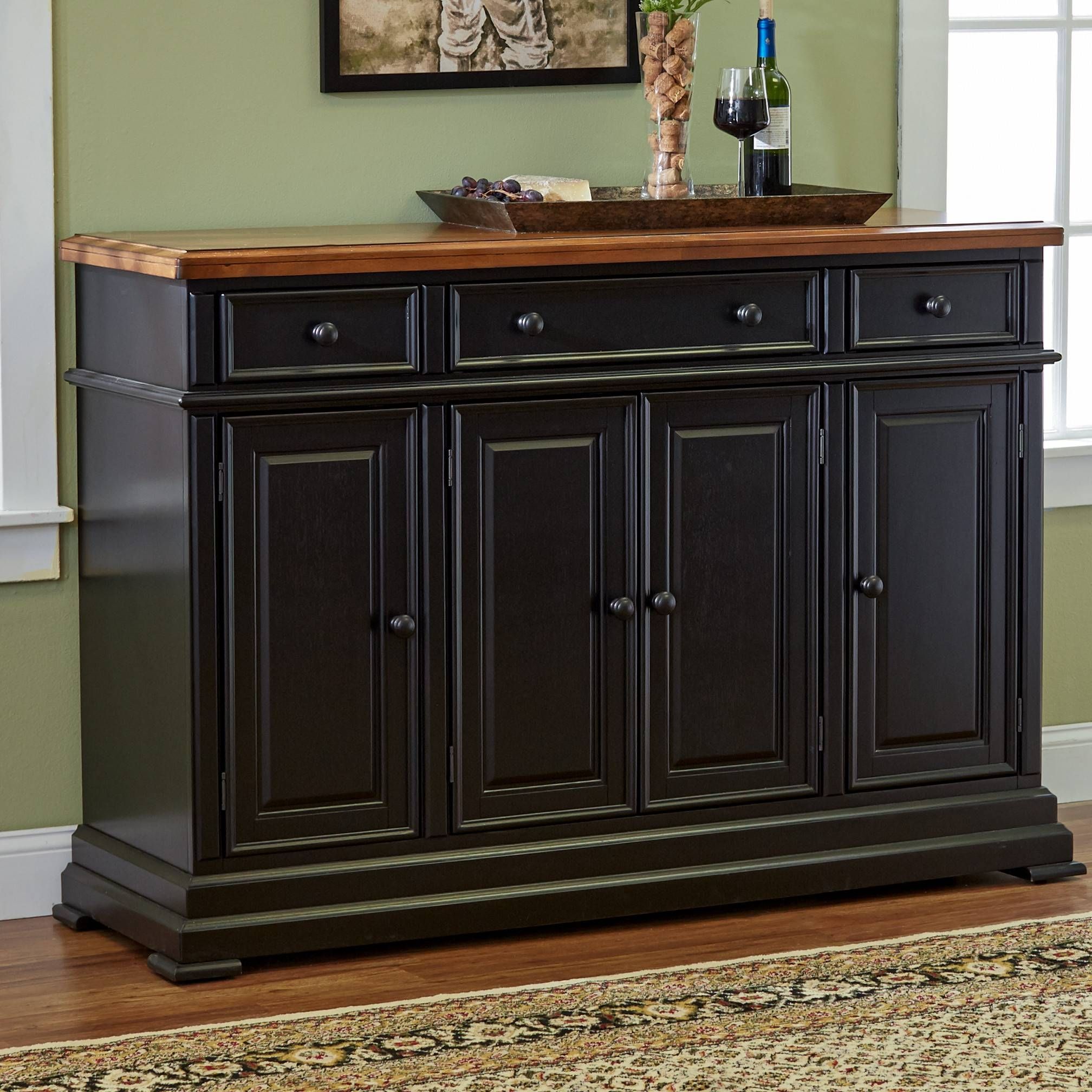 Dining Room Buffet Cabinet Sideboards Buffets Storage Servers 17 Regarding Current Dining Sideboards (View 13 of 15)