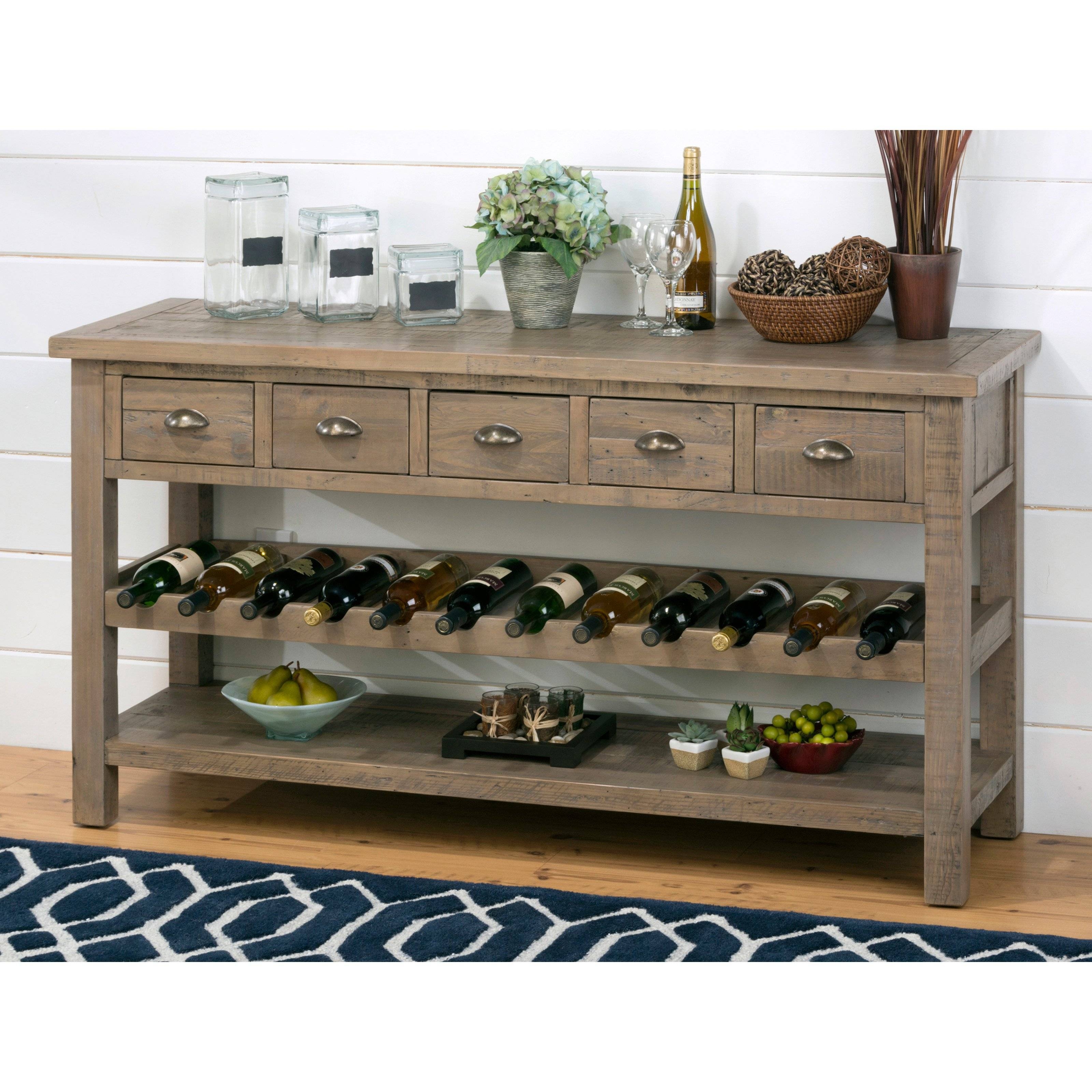 Elegant Sideboard With Wine Rack – Bjdgjy Regarding Newest Sideboards With Wine Rack (Photo 1 of 15)