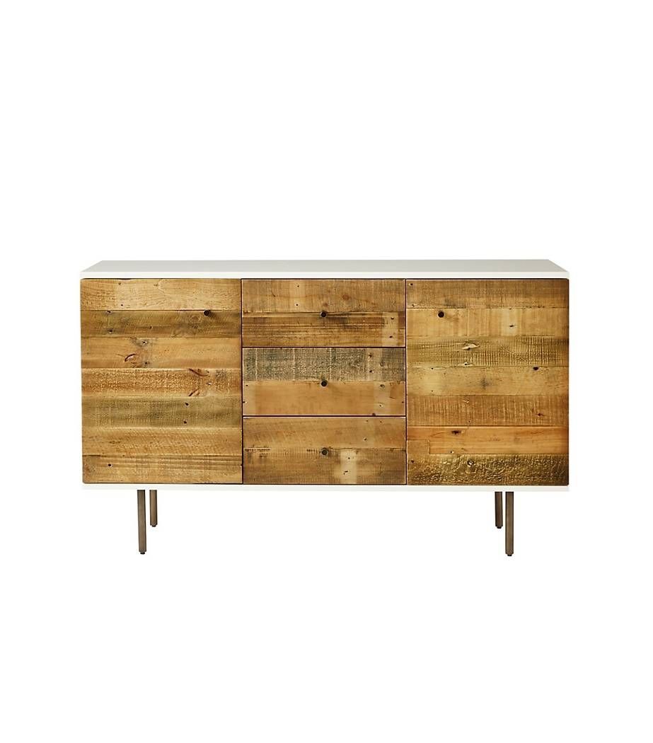 Elm Reclaimed Wood And Lacquer Sideboard Within Most Recent West Elm Sideboards (View 13 of 15)