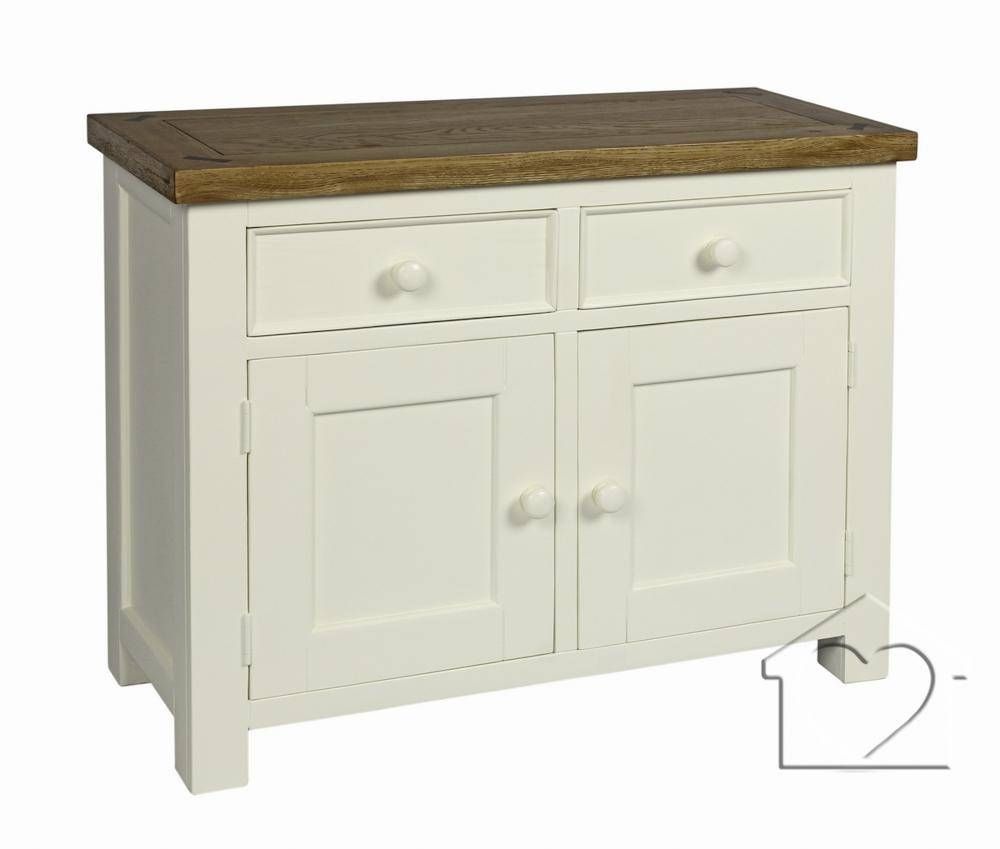 Farmhouse Cream 2 Drawer 2 Door Sideboard – £ (View 10 of 15)