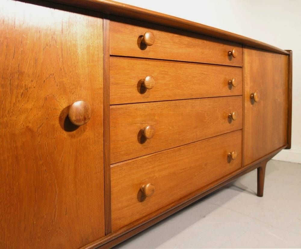Hayloft Mid Century Younger Sideboard Teak And Afromosia John Herbert In Most Current A Younger Sideboards (Photo 12 of 15)