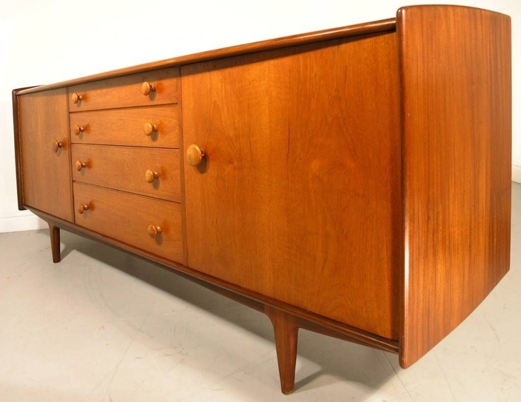 Hayloft Mid Century Younger Sideboard Teak And Afromosia John Herbert With Best And Newest 50s Sideboards (Photo 7 of 15)