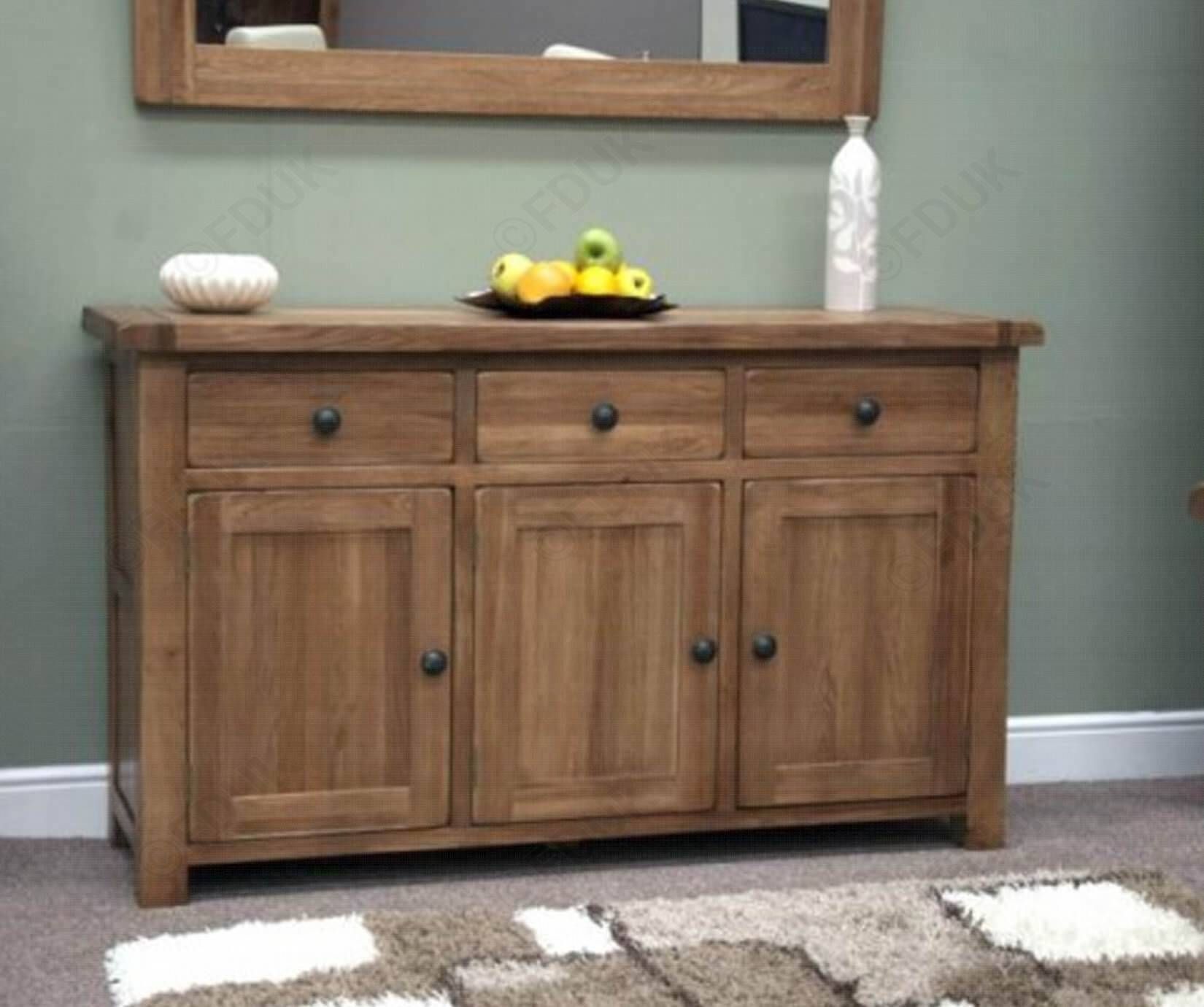 Featured Photo of  Best 15+ of Rustic Oak Large Sideboards
