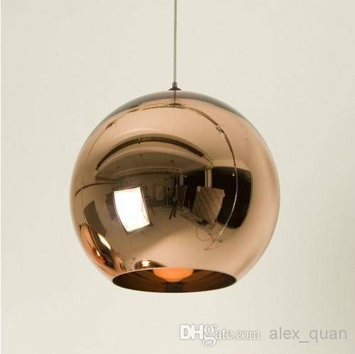 Hot Sale Tom Dixon Glass Ball Pendant Lights Creative Bubble With Most Recent Gold Glass Pendant Lights (View 2 of 15)