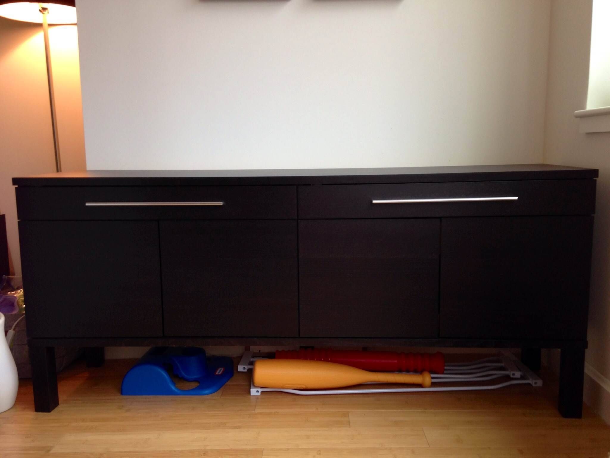 Ikea Bjursta Sideboard Dining Storage, Dark Brown – $100 | Too Big Pertaining To Most Up To Date Ikea Bjursta Sideboards (Photo 4 of 15)